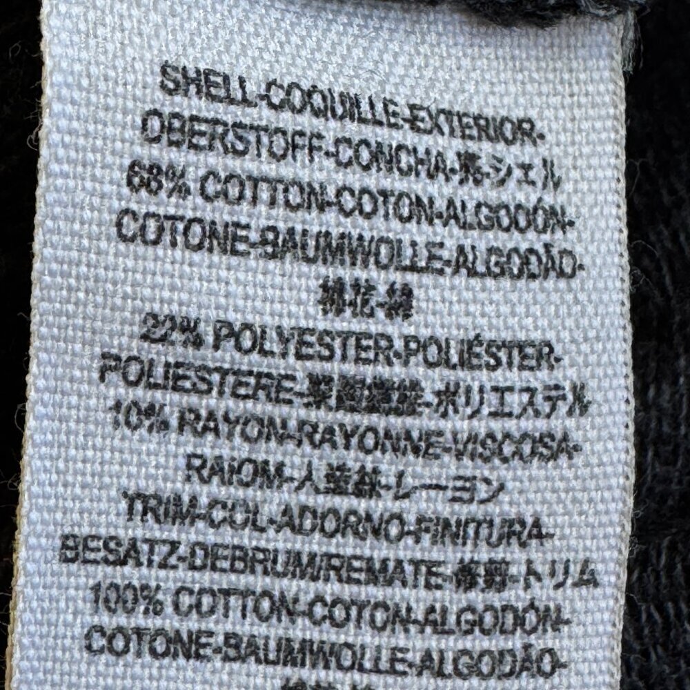 Free People Pretty Rad Sweater Graphite Black Round Neck Crochet Lace Goth Med - Picture 15 of 15